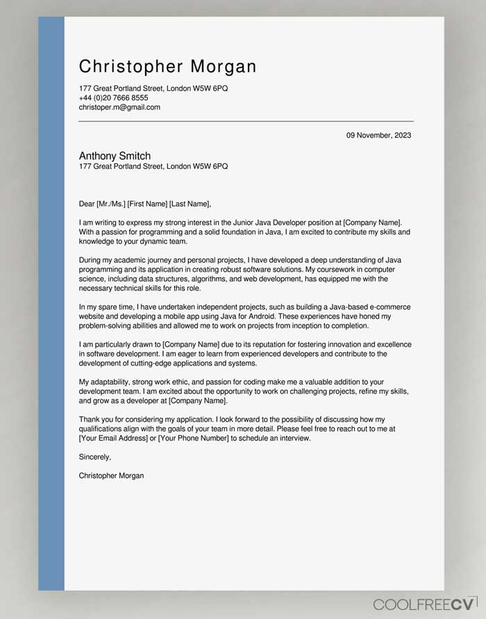 Format For An Pdf Cover Letter Atilacorporate